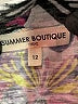 Assorted Brands Print Gray Purple Casual Dress Size 12 - photo 7