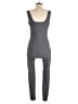 Assorted Brands Solid Gray Jumpsuit Size XL - photo 2