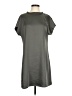 S'edge 100% Polyester Solid Gray Casual Dress Size S - photo 1