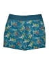 Lands' End Floral Teal Shorts Size L - photo 1