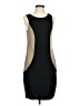 V Fish Color Block Black Cocktail Dress Size S - photo 1