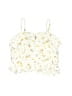 Aqua 100% Polyester Yellow Tank Top Size 9 - 10 - photo 2