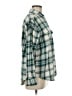 Old Navy Plaid Green Long Sleeve Button-Down Shirt Size M - photo 4