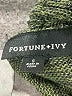 Fortune + Ivy Green Cardigan Size S - photo 8