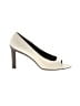 Escada 100% Leather Ivory Heels Size EU 37 1/2 - photo 1