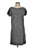 Hi-Line Solid Gray Casual Dress Size XS - photo 1