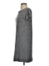 Hi-Line Solid Gray Casual Dress Size XS - photo 5
