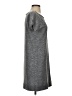 Hi-Line Solid Gray Casual Dress Size XS - photo 4