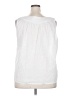 Avenue 100% Cotton White Sleeveless Blouse Size 22 - 24 Plus - photo 2