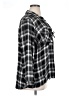Venus 100% Rayon Plaid Black 3/4 Sleeve Blouse Size 1X - photo 4