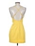 NBD Solid Yellow Casual Dress Size XS - photo 2