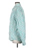Dockers Checkered-gingham Teal Long Sleeve Button-Down Shirt Size M - photo 5