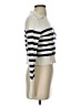 Happily Grey Stripes Ivory Pullover Sweater Size S - photo 4