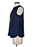 J.Crew 100% Silk Blue Blouse Size 00 (estimated) - photo 5
