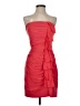 Kurt Thomas 100% Silk Red Cocktail Dress Size 4 - photo 1