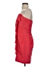 Kurt Thomas 100% Silk Red Cocktail Dress Size 4 - photo 5