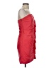 Kurt Thomas 100% Silk Red Cocktail Dress Size 4 - photo 4