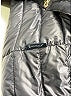 Moncler 100% Polymide Black Blue Bogue Down Four Pocket Coat Size Med (2) - photo 9
