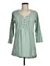 LTS Basics 100% Cotton Green Long Sleeve Henley Size 8 - photo 1