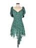 Assorted Brands Polka Dots Green Cocktail Dress Size M - photo 1