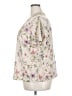 Shein Curve Floral Ivory Short Sleeve Blouse Size 18 Plus (3) - photo 5