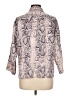 M.use 100% Polyester Animal Print Tan 3/4 Sleeve Blouse Size L - photo 2