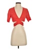 Zara Red Short Sleeve Top Size S - photo 1
