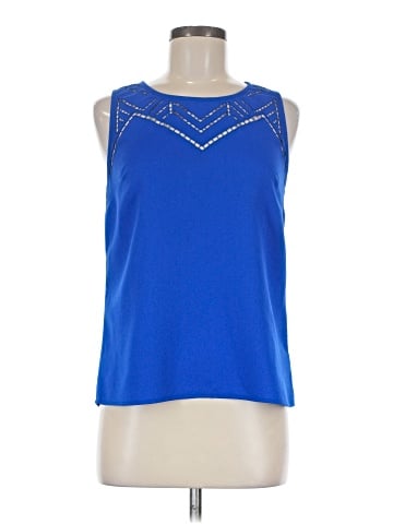 Skies Are Blue Sleeveless Blouse (view 1)