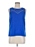 Skies Are Blue 100% Polyester Blue Sleeveless Blouse Size XS - photo 1