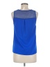 Skies Are Blue 100% Polyester Blue Sleeveless Blouse Size XS - photo 2