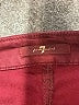7 For All Mankind Argyle Burgundy Jeans Size 28 waist - photo 4