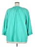Intro Teal 3/4 Sleeve Blouse Size 2X - photo 2
