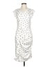 Shein Polka Dots White Casual Dress Size L - photo 1