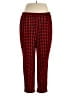 Shein Curve Houndstooth Red Casual Pants Size 16 Plus (2) - photo 1