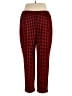 Shein Curve Houndstooth Red Casual Pants Size 16 Plus (2) - photo 2