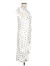 Shein Polka Dots White Casual Dress Size L - photo 4