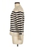 Ann Taylor LOFT Stripes Ivory Turtleneck Sweater Size M - photo 5