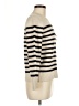 Ann Taylor LOFT Stripes Ivory Turtleneck Sweater Size M - photo 4