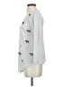 Nic + Zoe Gray 3/4 Sleeve Button-Down Shirt Size S - photo 5
