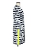 Eliza J Graphic Gray Casual Dress Size 8 - photo 4