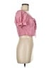 Shein Pink Short Sleeve Blouse Size 6 - photo 4