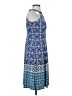 Wisp Print Blue Cocktail Dress Size 2 - photo 4