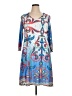 Rouge Paisley Blue Casual Dress Size 1X - photo 1