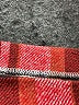 Unbranded 100% Polyester Plaid Red Burgundy Casual Skirt Size M - photo 4