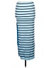 No Boundaries Stripes Blue Casual Skirt Size 11 - 13 - photo 2
