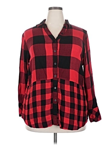 Cato Long Sleeve Button-Down Shirt (view 1)