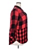 Cato 100% Rayon Plaid Red Long Sleeve Button-Down Shirt Size 18 - 20 - photo 4