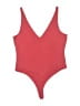 Leith Solid Red One Piece Swimsuit Size M - photo 2