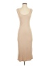 Assorted Brands Solid Tan Casual Dress Size XS - photo 1