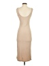 Assorted Brands Solid Tan Casual Dress Size XS - photo 2